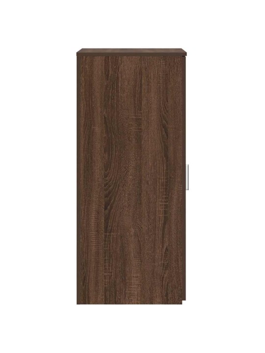 Säilytyskaappi ruskea tammi 40x45x103,5 cm tekninen puu