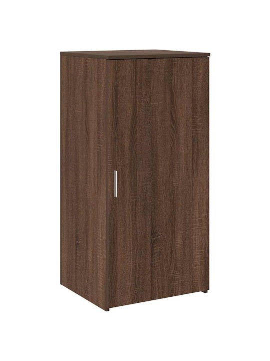 Säilytyskaappi ruskea tammi 50x45x103,5 cm tekninen puu