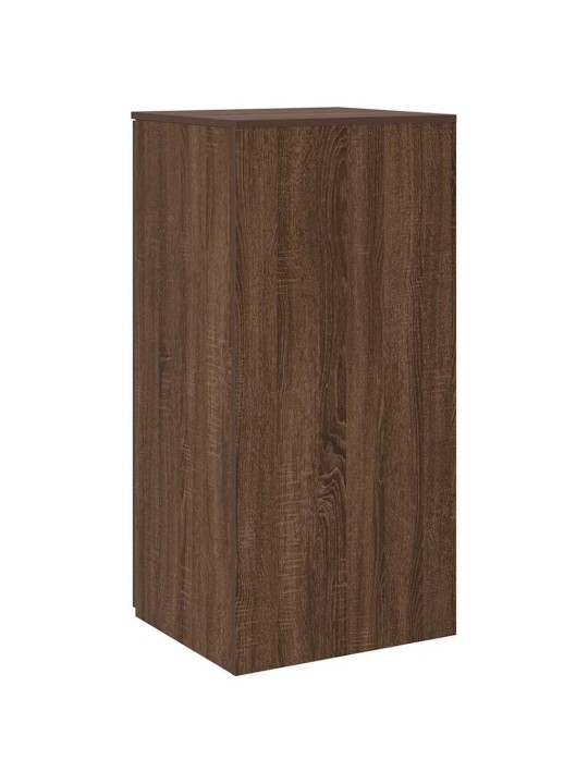 Säilytyskaappi ruskea tammi 50x45x103,5 cm tekninen puu