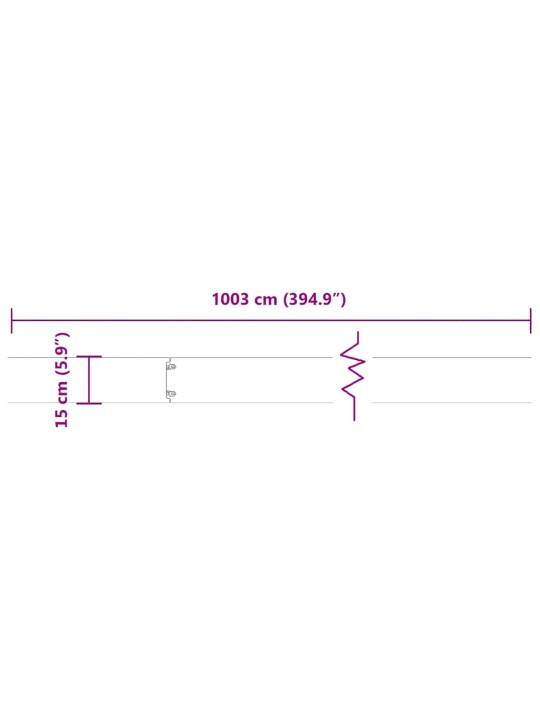 Nurmikon reunalistat 10 kpl musta 15x103cm kylmävalssattu teräs