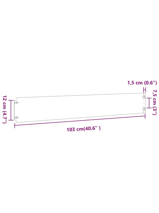 Nurmikon reunalistat 10 kpl 15x103 cm ruostumatonta terästä