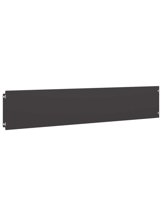 Nurmikon reunalistat 10 kpl musta 20x103cm kylmävalssattu teräs