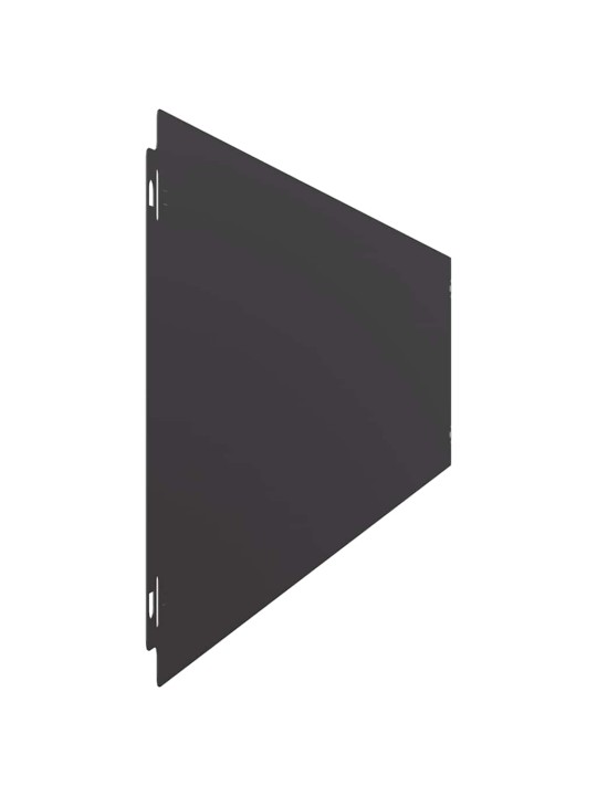 Nurmikon reunalistat 30 kpl musta 20x103cm kylmävalssattu teräs