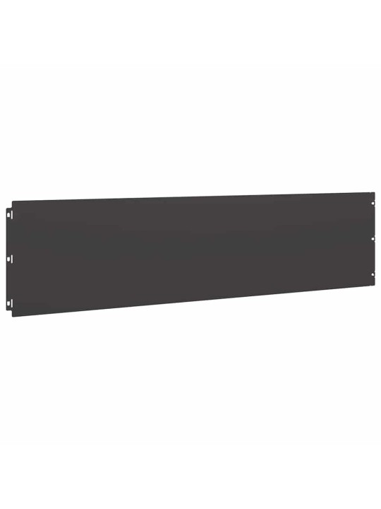 Nurmikon reunalistat 10 kpl musta 25x103cm kylmävalssattu teräs