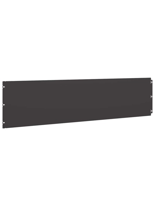 Nurmikon reunalistat 10 kpl musta 25x103cm kylmävalssattu teräs
