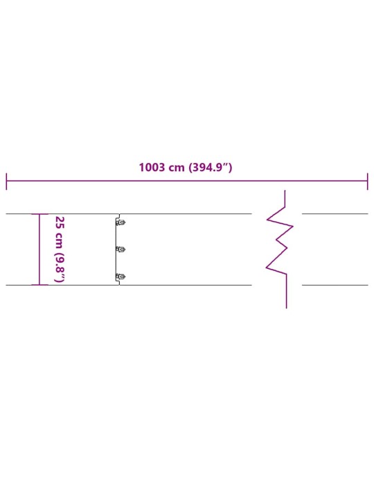 Nurmikon reunalistat 10 kpl 25x103 cm ruostumatonta terästä