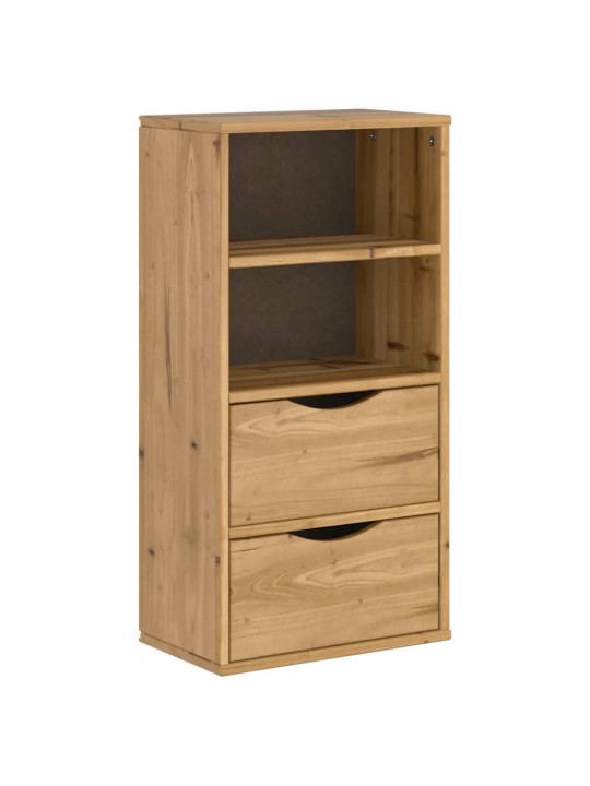 Sivukaappi laatikoilla odda 40x24x79 cm massiivipuu mänty