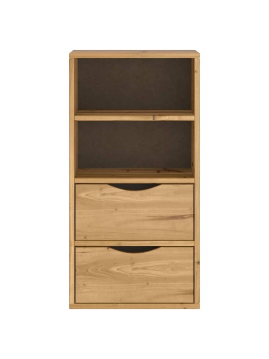 Sivukaappi laatikoilla odda 40x24x79 cm massiivipuu mänty