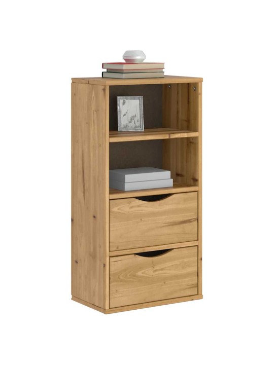 Sivukaappi laatikoilla odda 40x24x79 cm massiivipuu mänty