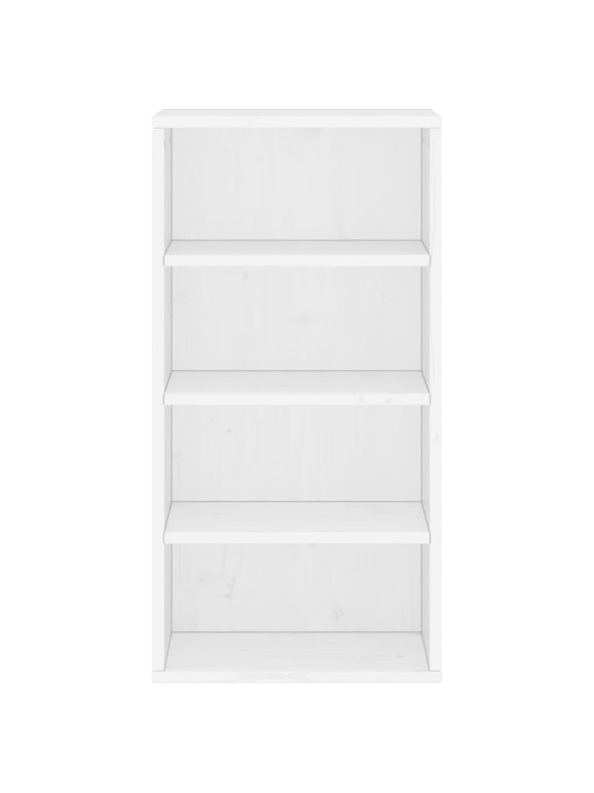 Sivukaappi odda valkoinen 40x24x79 cm massiivipuu mänty