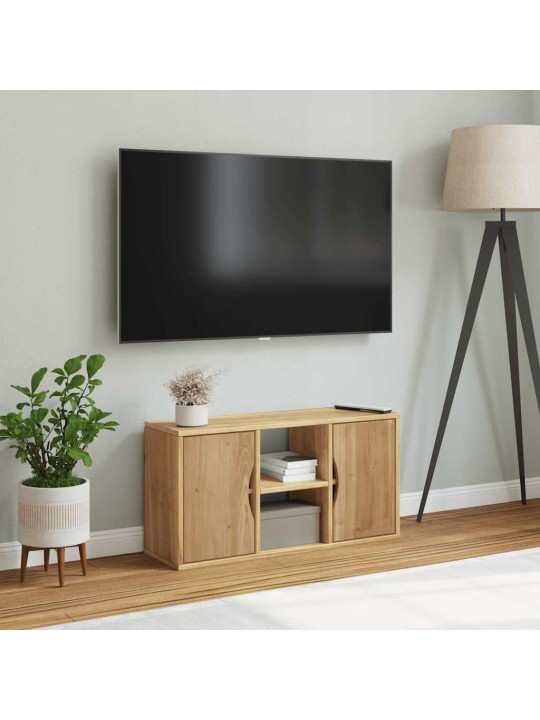 Tv-kaappi odda 79x24x40 cm massiivipuumäntyä