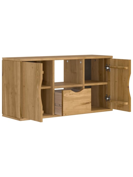 Tv-kaappi laatikolla "odda" 79x24x40 cm massiivipuumänty
