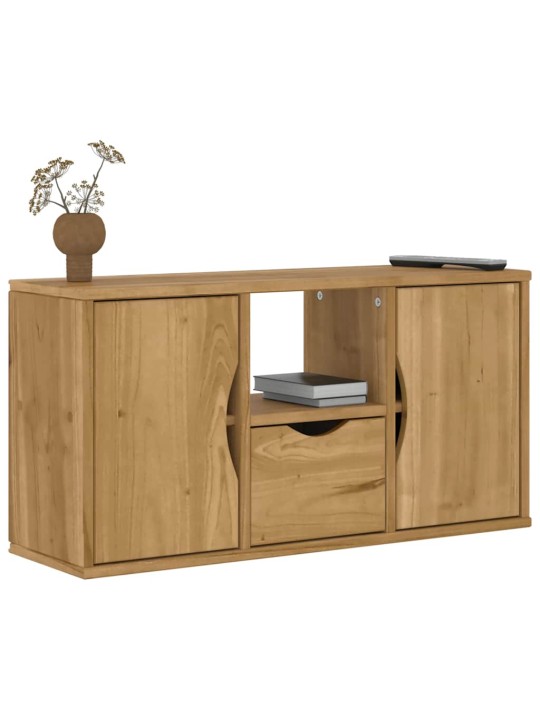 Tv-kaappi laatikolla "odda" 79x24x40 cm massiivipuumänty