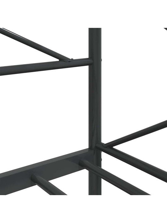 Päiväsänky ilman patjaa musta 90x190 cm teräs