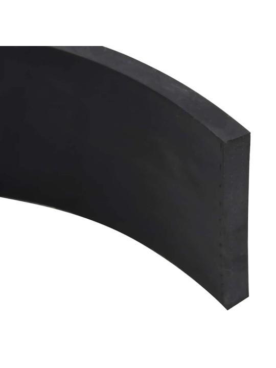 Kumireuna lumiauran mustalle 180x8x1 cm