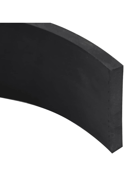 Kumireuna lumiauran mustalle 250x10x1 cm