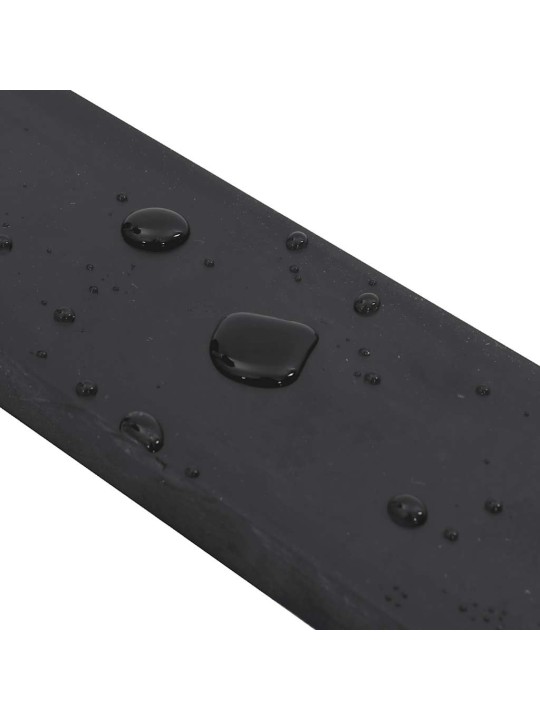 Kumireuna lumiauran mustalle 100x8x2 cm