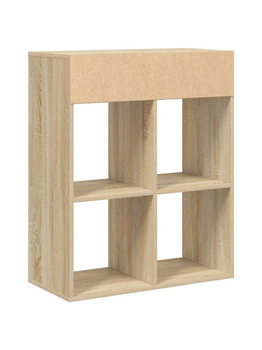 Kirjahylly sonoma-tammi 66x31x80 cm lastulevy