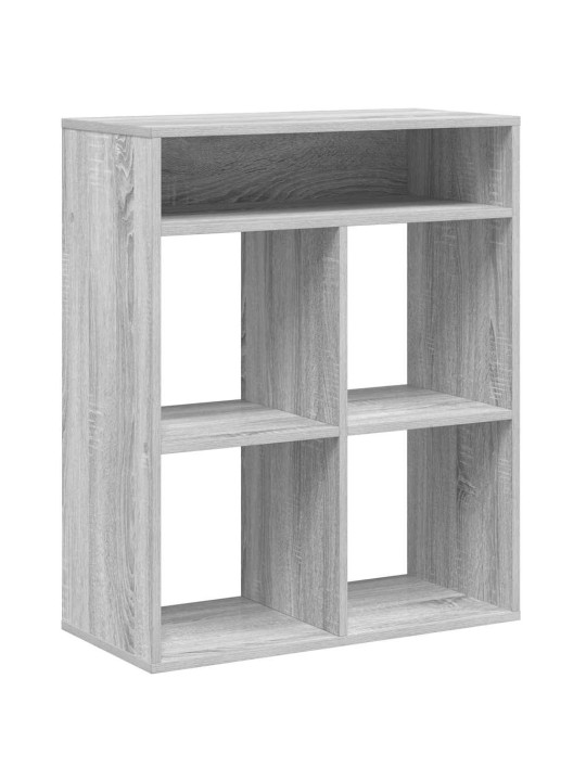Kirjahylly harmaa sonoma 66x31x80 cm tekninen puu