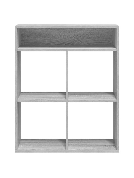 Kirjahylly harmaa sonoma 66x31x80 cm tekninen puu