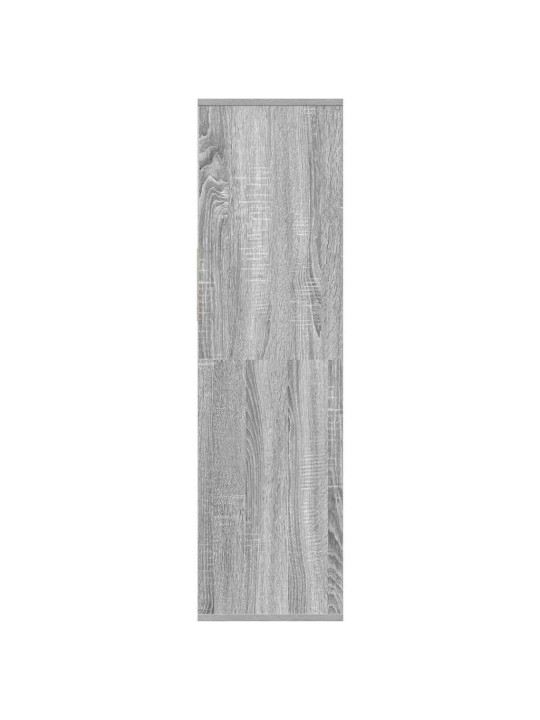 Kirjahylly harmaa sonoma 34x31x112 cm tekninen puu