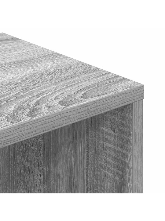 Kirjahylly harmaa sonoma 34x31x112 cm tekninen puu