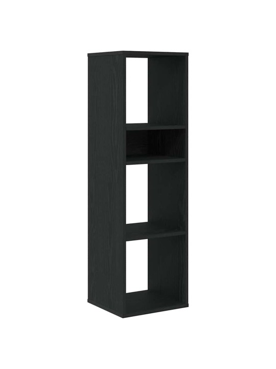 Kirjahylly musta 34x31x112 cm lastulevy