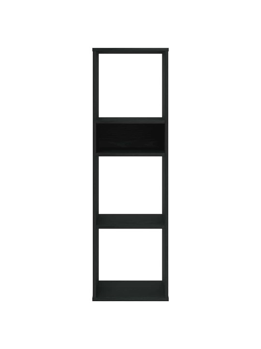 Kirjahylly musta 34x31x112 cm lastulevy