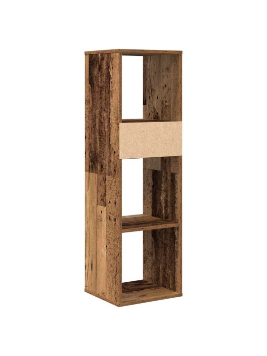 Kirjahylly vanha puu 34x31x112 cm lastulevy
