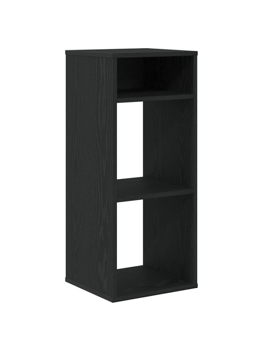 Kirjahylly musta 34x31x80 cm lastulevy