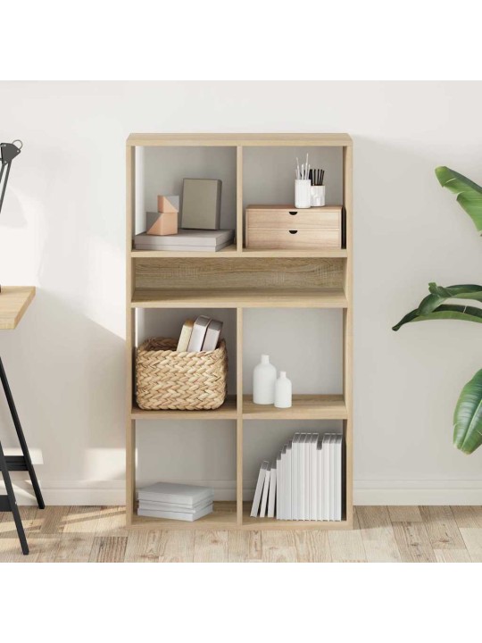Kirjahylly sonoma-tammi 66x31x112 cm lastulevy