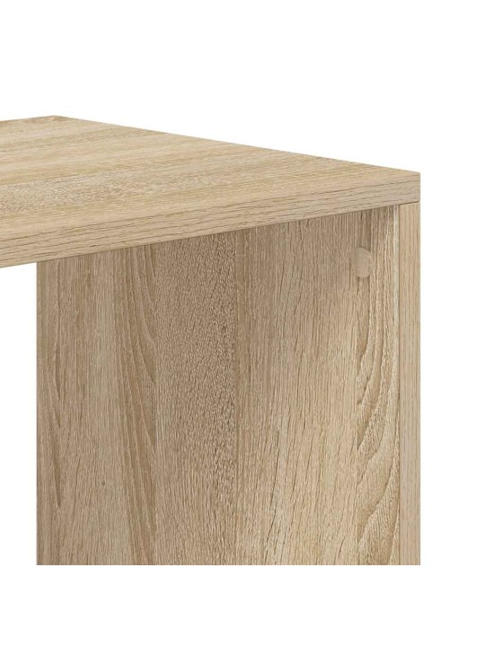 Kirjahylly sonoma-tammi 66x31x112 cm lastulevy