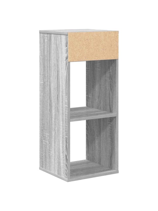 Kirjahylly harmaa sonoma 34x31x80 cm tekninen puu