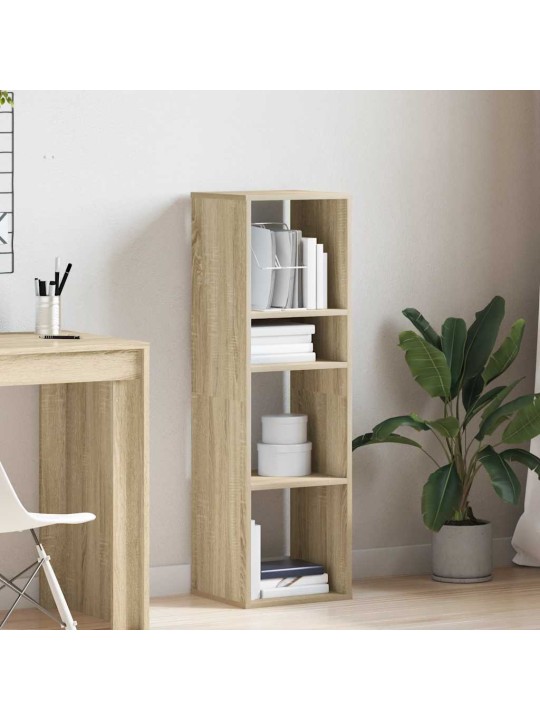Kirjahylly sonoma-tammi 34x31x112 cm lastulevy