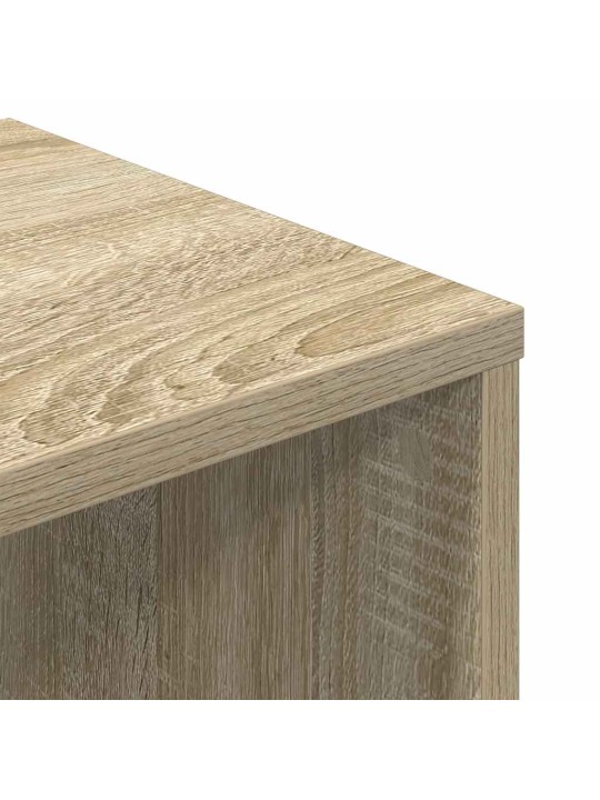 Kirjahylly sonoma-tammi 34x31x112 cm lastulevy