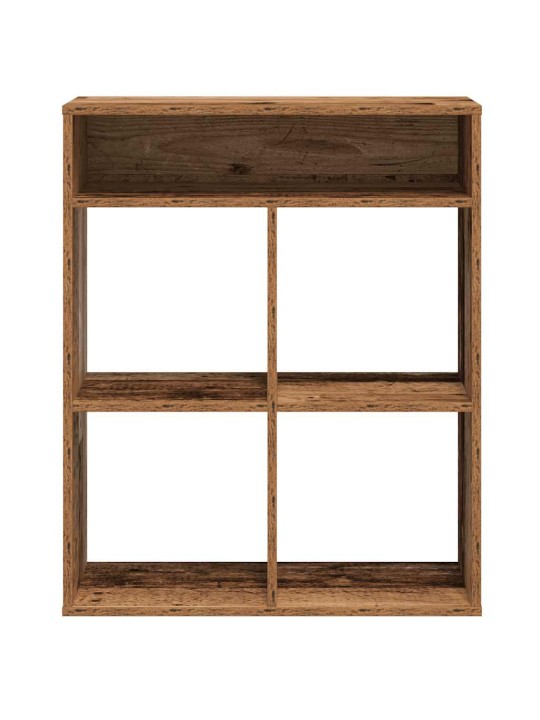 Kirjahylly vanha puu 66x31x80 cm tekninen puu
