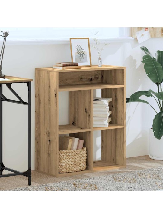 Kirjahylly artesaani tammi 66x31x80 cm tekninen puu