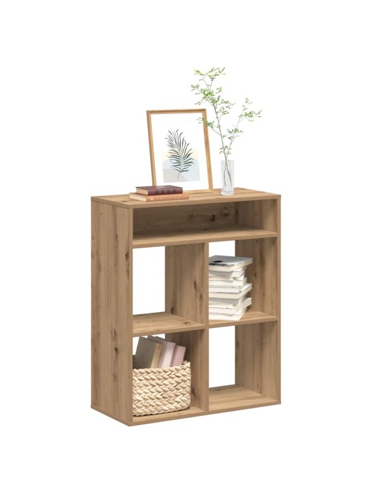 Kirjahylly artesaani tammi 66x31x80 cm tekninen puu