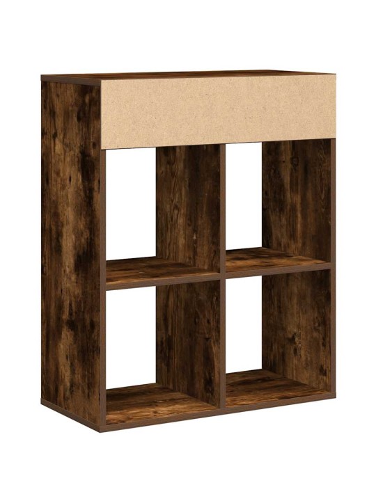 Kirjahylly savutammi 66x31x80 cm tekninen puu