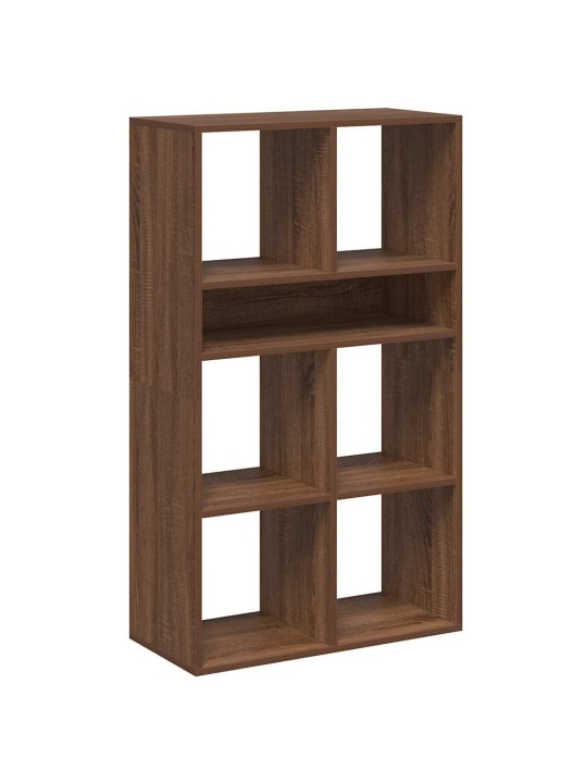 Kirjahylly ruskea tammi 66x31x112 cm tekninen puu