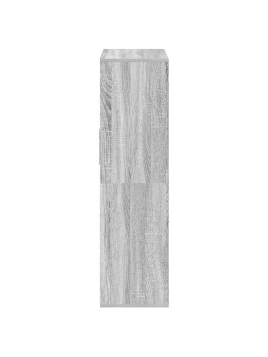 Kirjahylly harmaa sonoma 66x31x112 cm tekninen puu