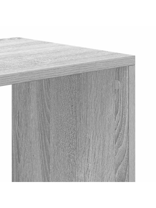 Kirjahylly harmaa sonoma 66x31x112 cm tekninen puu