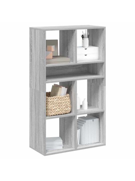 Kirjahylly harmaa sonoma 66x31x112 cm tekninen puu