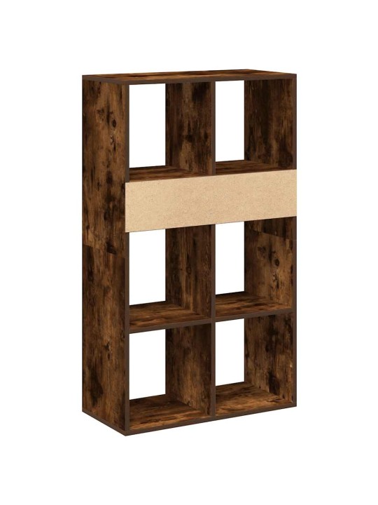 Kirjahylly savutammi 66x31x112 cm tekninen puu