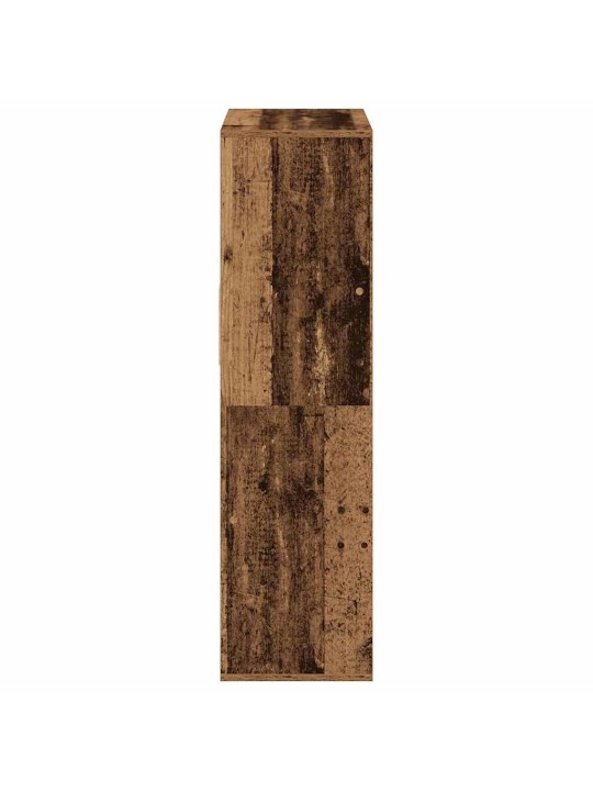 Kirjahylly vanhaa puuta 66x31x112 cm lastulevy