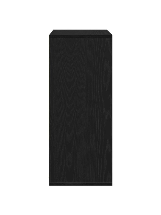 Kirjahylly musta 60x30x71,5 cm lastulevy