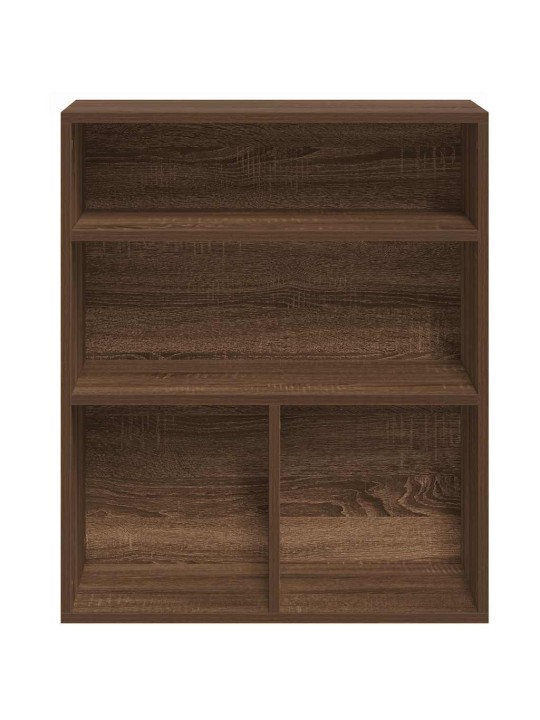 Kirjahylly ruskea tammi 60x30x71,5 cm lastulevy