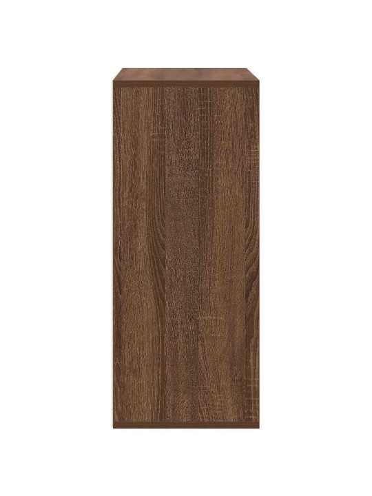 Kirjahylly ruskea tammi 60x30x71,5 cm lastulevy