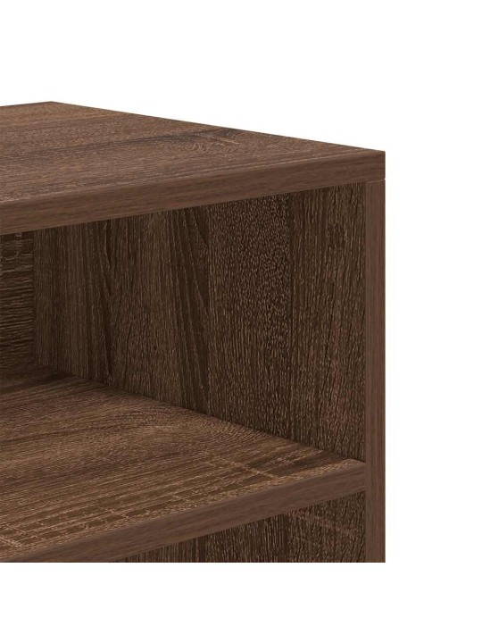 Kirjahylly ruskea tammi 60x30x71,5 cm lastulevy