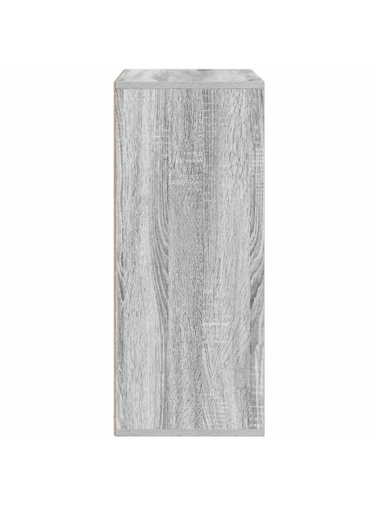 Kirjahylly harmaa sonoma 60x30x71,5 cm tekninen puu